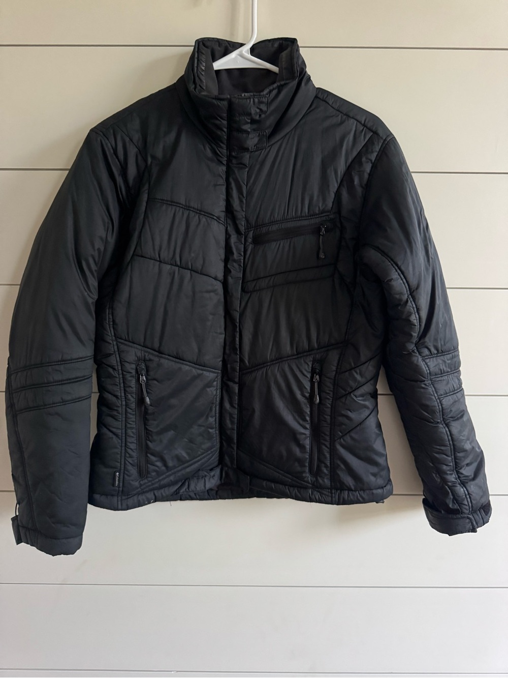 Columbia Titanium Black Quilted Insulated Puffer Jacket